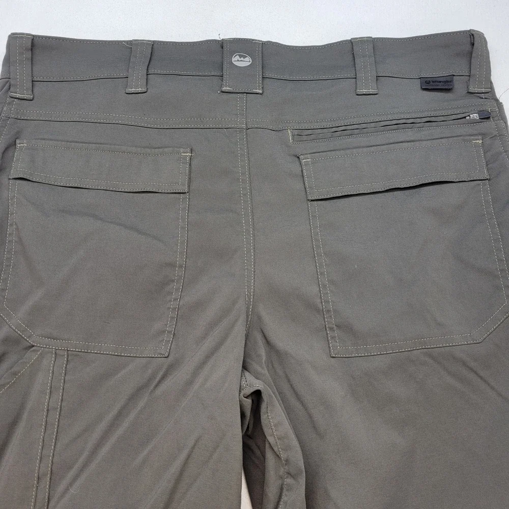 Wrangler Outdoor Rugged Utility Pants Mens 38x30 Green Hiking NT848PT Stretch